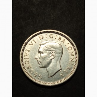 3 пенса 1938г. серебро. Великобритания