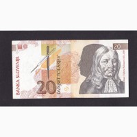 20 толаров 1992г. Словения. FR 980811