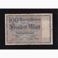 100 марок 1922г. С 207687. Бавария. (Мюнхен) Германия