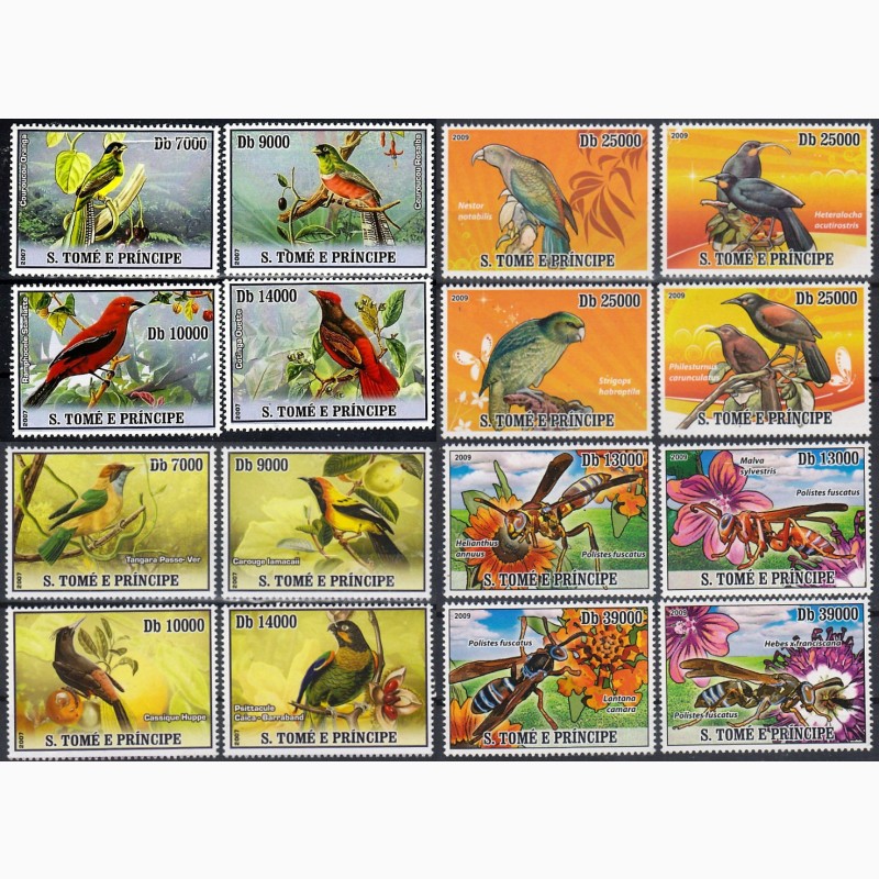 Фото 11. Большая подборка марок фауны, 100 серий