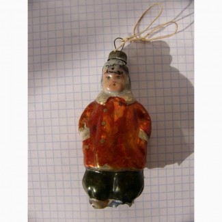 Ёлочная игрушка мальчик 50-е г. СССР
