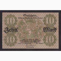 10 марок 1918г. Баутцен. 28354. Германия