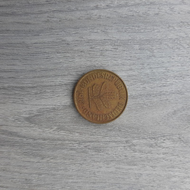Фото 2. Монета ФРГ 5 пфеннигов 1982 F
