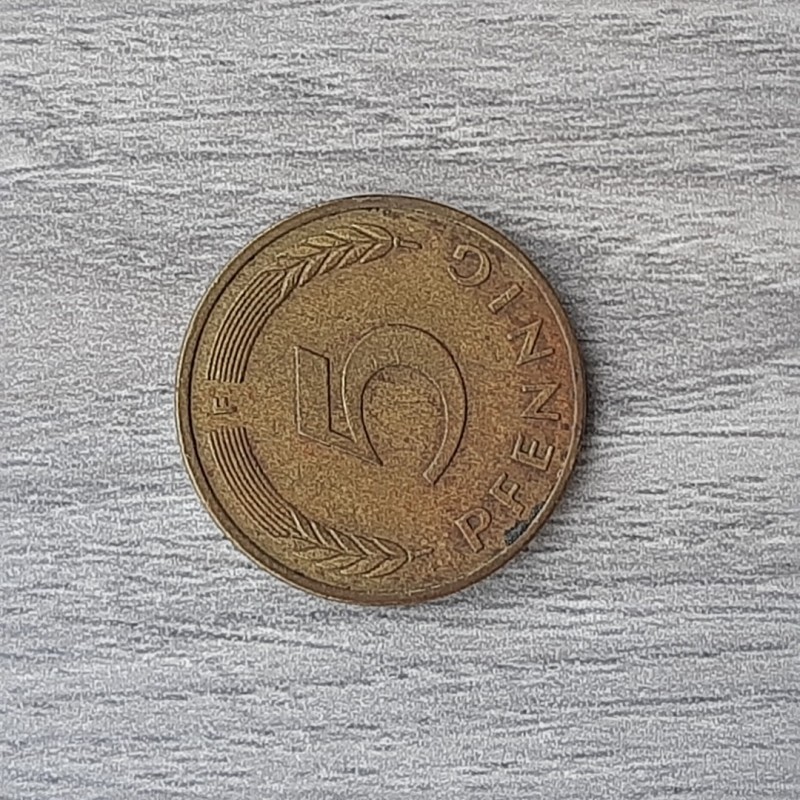 Фото 3. Монета ФРГ 5 пфеннигов 1982 F