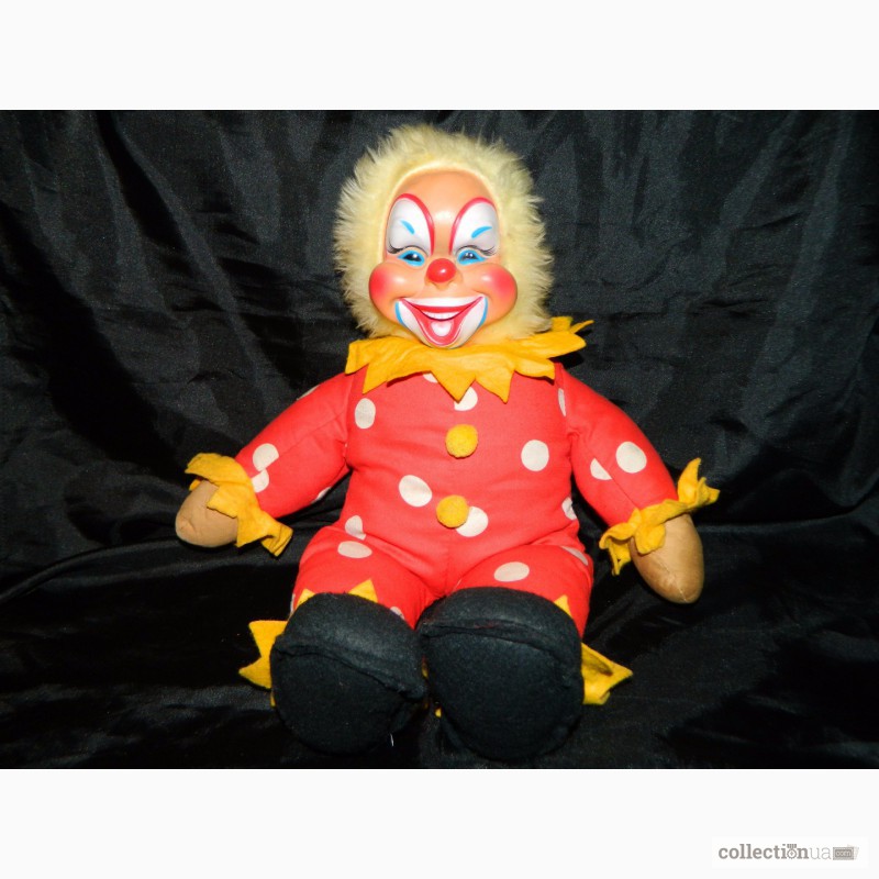 Фото 2. Винтажная Кукла Клоун Rushton Clown 50-70г. USA