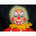 Винтажная Кукла Клоун Rushton Clown 50-70г. USA