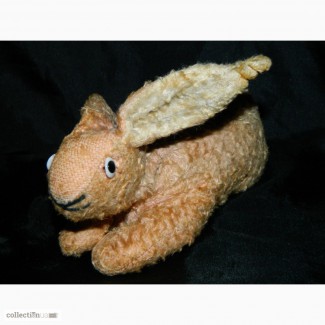Антикварная Игрушка Кролик Заяц Заєць Rabbit Bunny опилки 1900-1930г