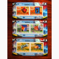 Добірка марок 50 річниця перших марок Європи