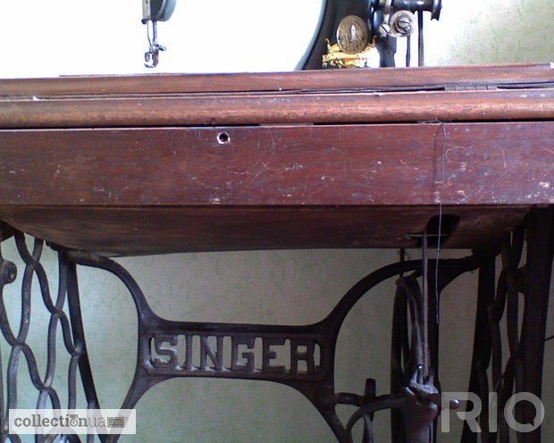 Фото 4. Антикварная швейная машинка Singer 1894 г
