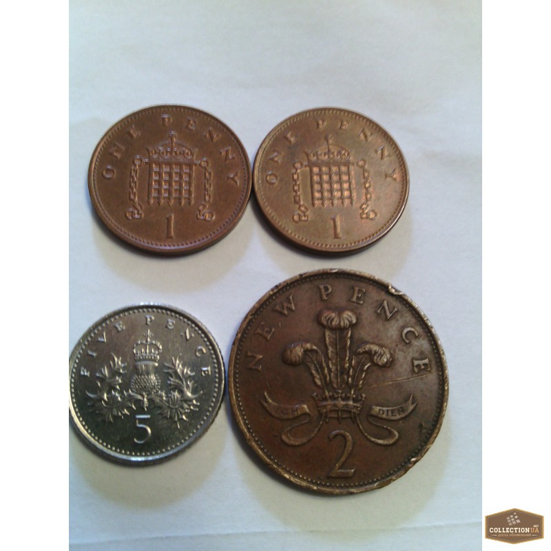 Фото 2. Монеты Англии
