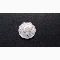 6 пенса 1946г. серебро. Великобритания