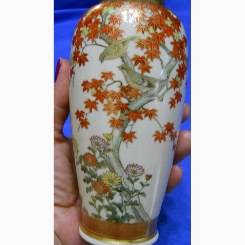 Фото 3. Японская ваза для цветов “Сатсума” (Satsuma)