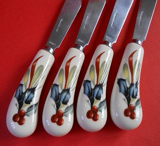 Фото 7. Набор из четырёх ножей из фарфора Lenox для масла
