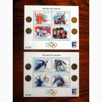 Добірка марок Спорту, 4 блоки