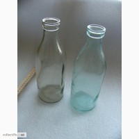 Две литровых бутылки из под молока, МСЗ, СССР