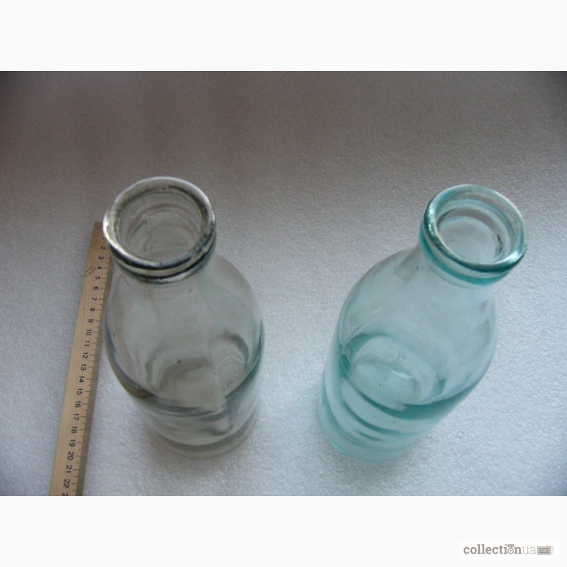 Фото 3. Две литровых бутылки из под молока, МСЗ, СССР