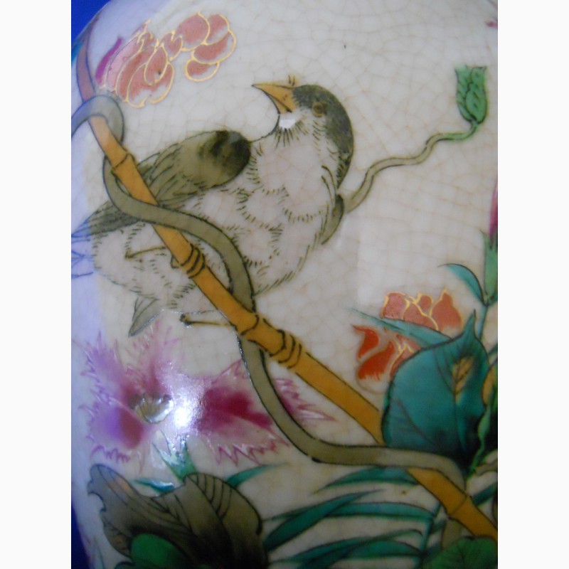 Фото 12. Старинная Японская ваза для цветов “Kutani-Satsuma