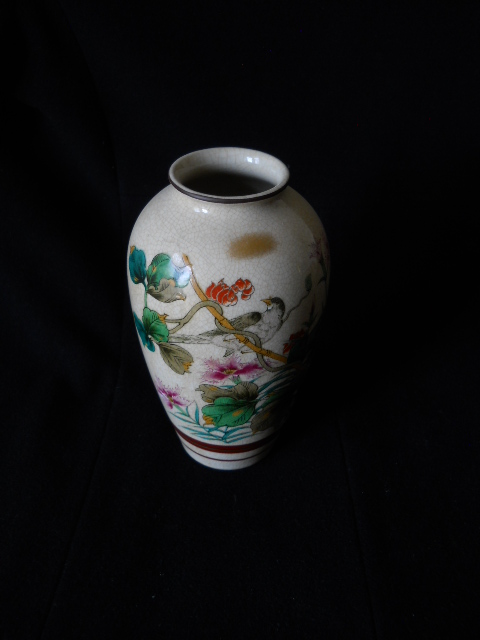 Фото 8. Старинная Японская ваза для цветов “Kutani-Satsuma