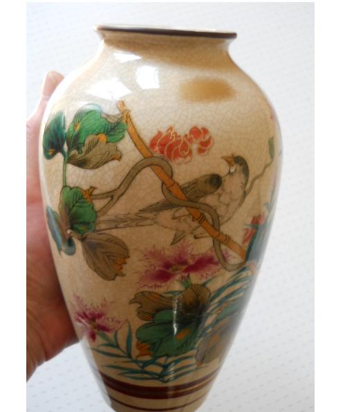 Фото 2. Старинная Японская ваза для цветов “Kutani-Satsuma