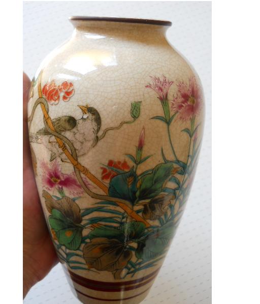 Фото 3. Старинная Японская ваза для цветов “Kutani-Satsuma