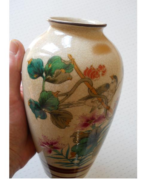 Фото 4. Старинная Японская ваза для цветов “Kutani-Satsuma