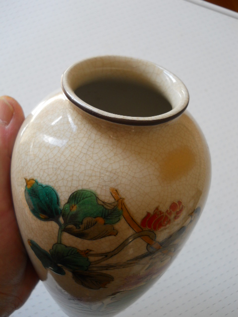 Фото 5. Старинная Японская ваза для цветов “Kutani-Satsuma