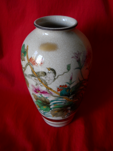 Фото 6. Старинная Японская ваза для цветов “Kutani-Satsuma