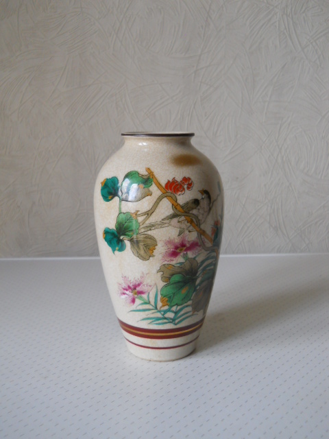 Фото 9. Старинная Японская ваза для цветов “Kutani-Satsuma