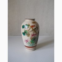 Старинная Японская ваза для цветов “Kutani-Satsuma