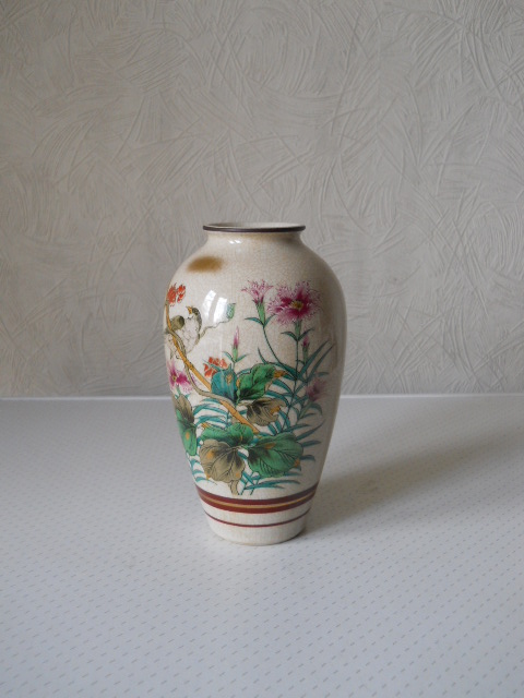 Фото 10. Старинная Японская ваза для цветов “Kutani-Satsuma