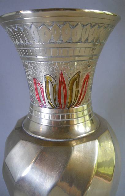 Фото 11. Винтажная Индийская ваза