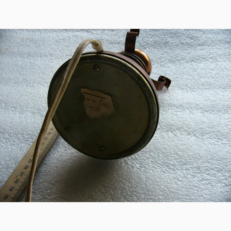 Фото 5. Светильник в виде подсвечника, медь, СССР