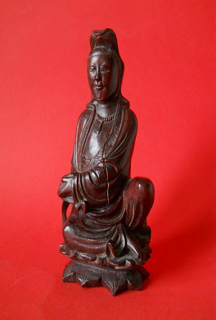 Фото 3. Старинная Китайская статуэтка из ценного дерева Rose Tree