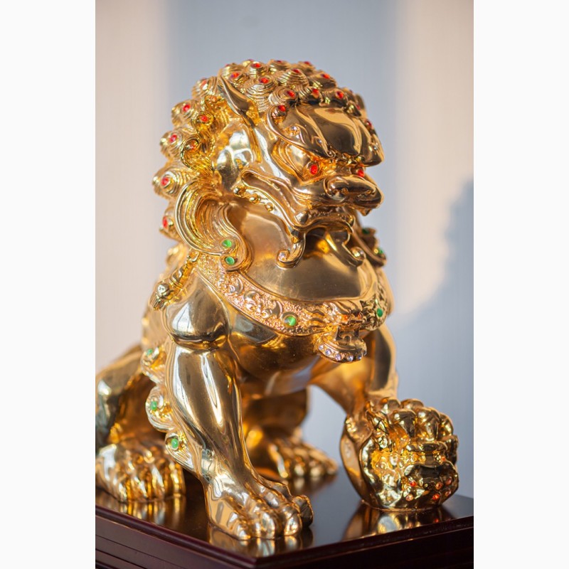 Китайская статуэтка фигурка Собака Фу Небесный лев Будды Собако-Лев Китайский лев Китай