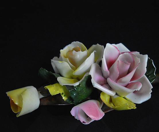 Фото 11. Итальянские фарфоровые цветы Capodimonte ручной работы