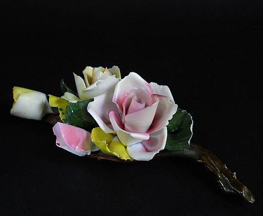 Фото 13. Итальянские фарфоровые цветы Capodimonte ручной работы