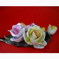 Итальянские фарфоровые цветы Capodimonte ручной работы