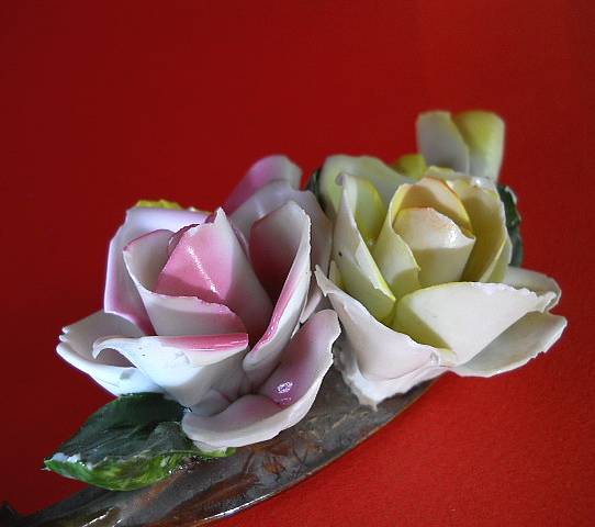 Фото 6. Итальянские фарфоровые цветы Capodimonte ручной работы
