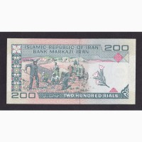 200 риалов 1982г. Иран. Пресс