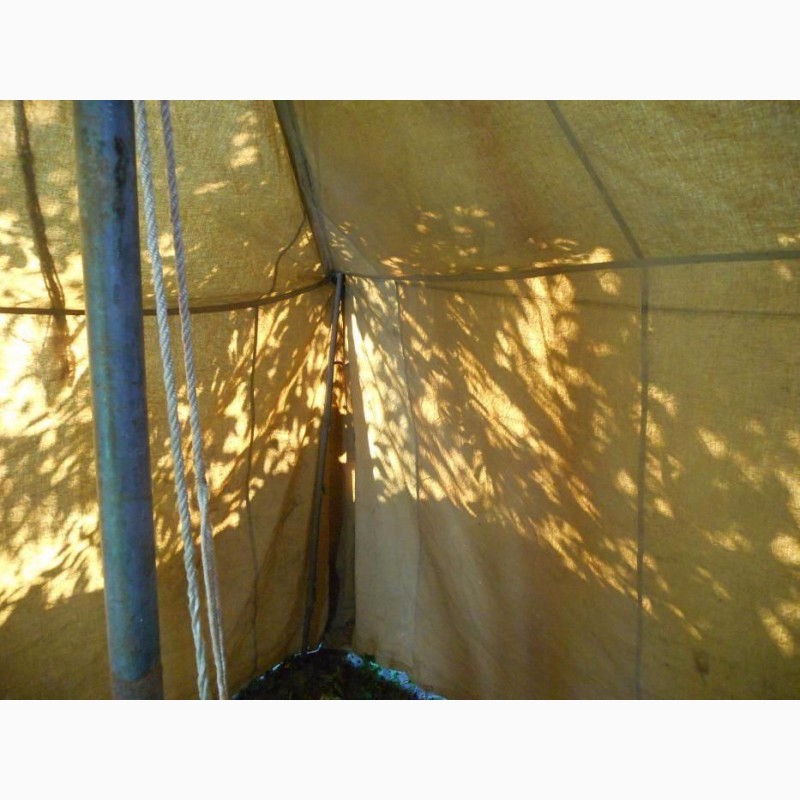 Фото 16. Палатки лагерные армейские, навесы, тенты брезентовые