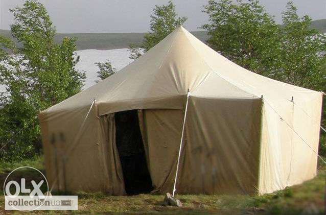 Фото 4. Палатки лагерные армейские, навесы, тенты брезентовые
