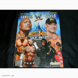 Книга Wrestlemania WWE wrestling рестлинг реслинг