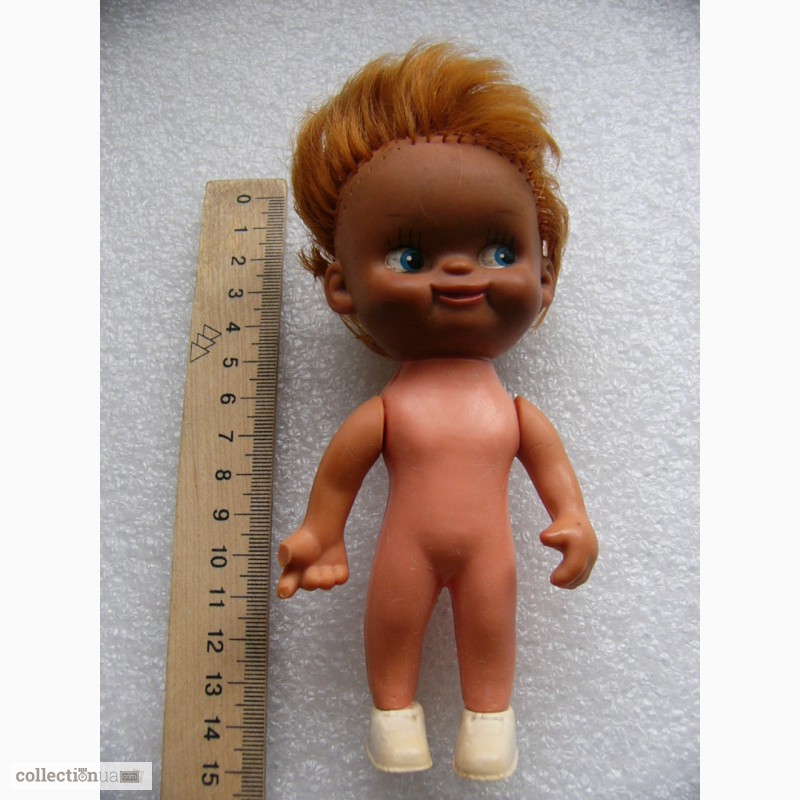 Фото 8. Кукла ГДР Sсhаlkau (копытные ) головастик негритёнок, 14 см
