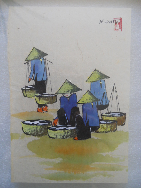 Фото 4. Двухсторонний рисунок на рисовой бумаге