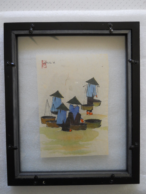 Фото 7. Двухсторонний рисунок на рисовой бумаге