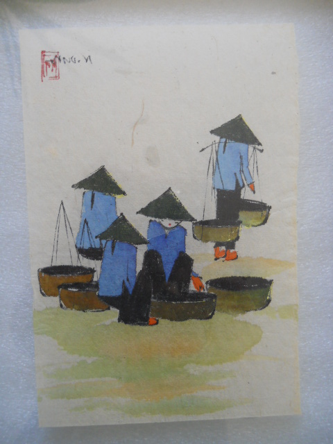 Фото 8. Двухсторонний рисунок на рисовой бумаге
