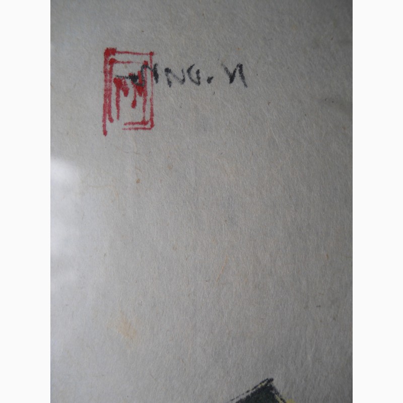 Фото 9. Двухсторонний рисунок на рисовой бумаге