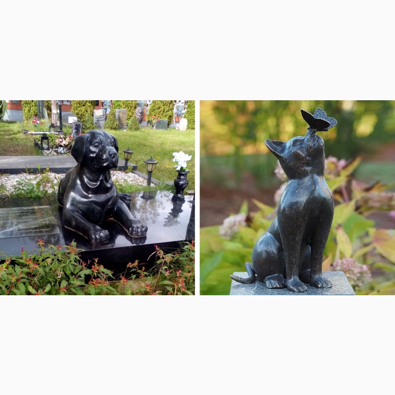 Фото 6. Скульптурное надгробие для домашнего животного под заказ