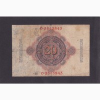 20 марок 1914г. 5845845. Германия
