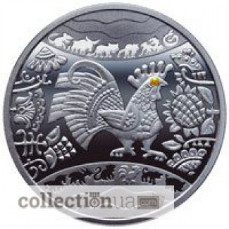 Монета Украины. Год Петуха
